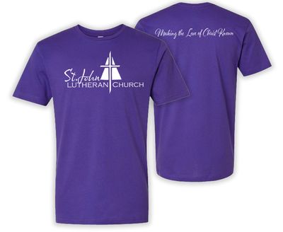 LAT Fine Jersey Tee - 6901 - Church - Purple