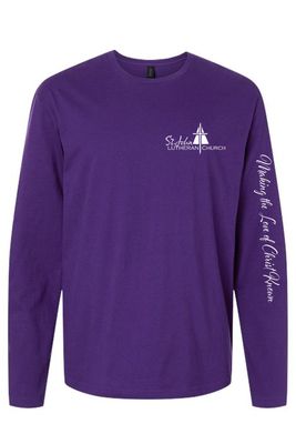 Fine Jersey Long Sleeve Tee - 64400 - Purple - Church