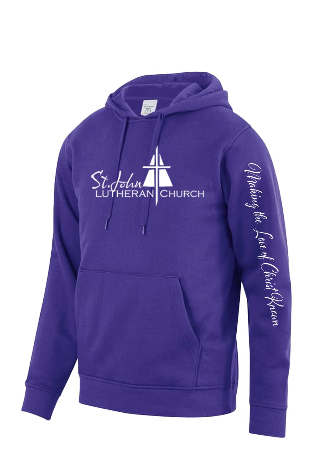 60/40 Fleece Hoodie- 5414 - Purple - CHURCH