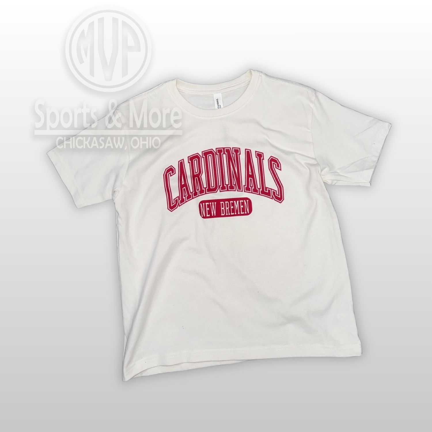 BELLA+CANVAS Youth 6-Ounce Heavyweight Tee - BC3010Y - Separated Arch - NB, Size: YOUTH SMALL