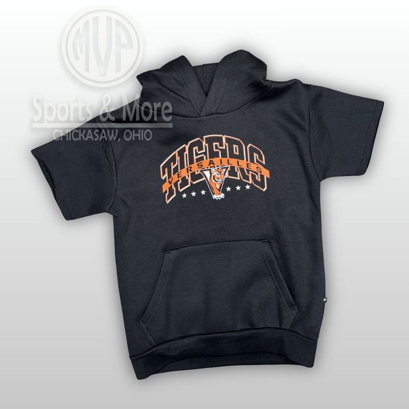 Pennant Youth Short Sleeve Hoodie - Eagle Design - Versailles - Y8220