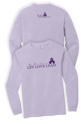 Comfort Colors Heavyweight Ring Spun Long Sleeve Tee - 6014 - LET LOVE LEAD