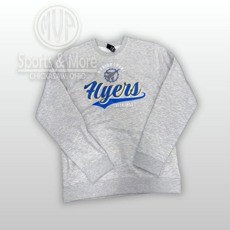 District Youth V.I.T. Fleece Crew- DT6104Y - Retro Tail - ML