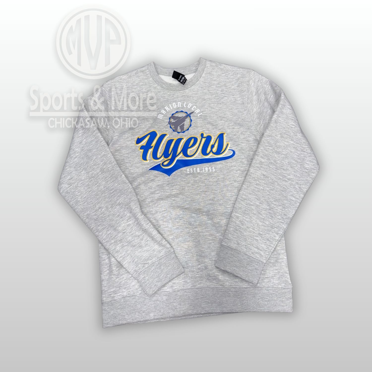 District Youth V.I.T. Fleece Crew- DT6104Y - Retro Tail - ML, Size: SMALL