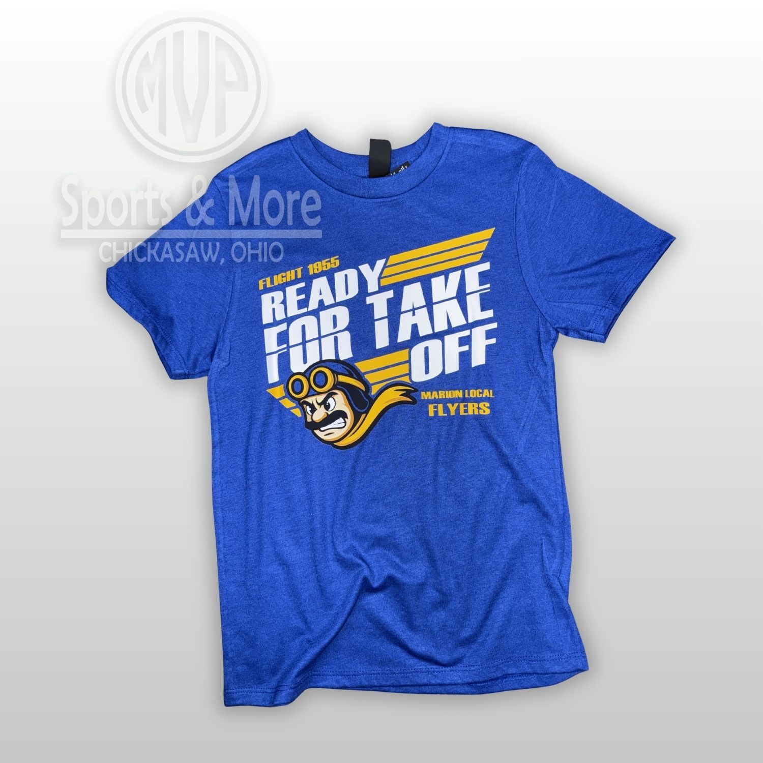 YOUTH Triblend Short Sleeve DT130Y- TAKE OFF- ML, Color: ROYAL, Size: XS