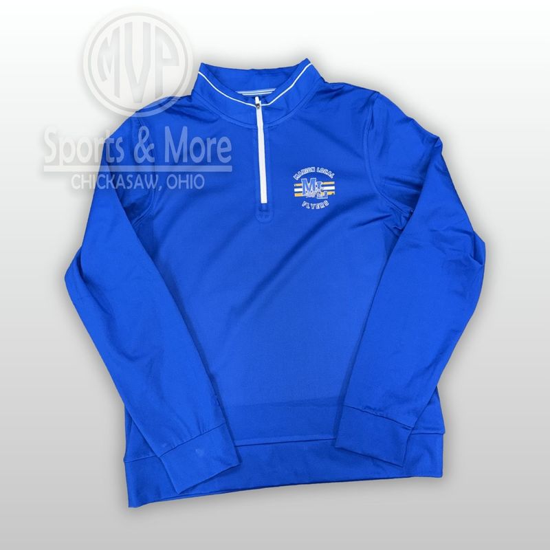 COURT 1/4 ZIP PULLOVER-223127-VINTAGE 3 STRIPE