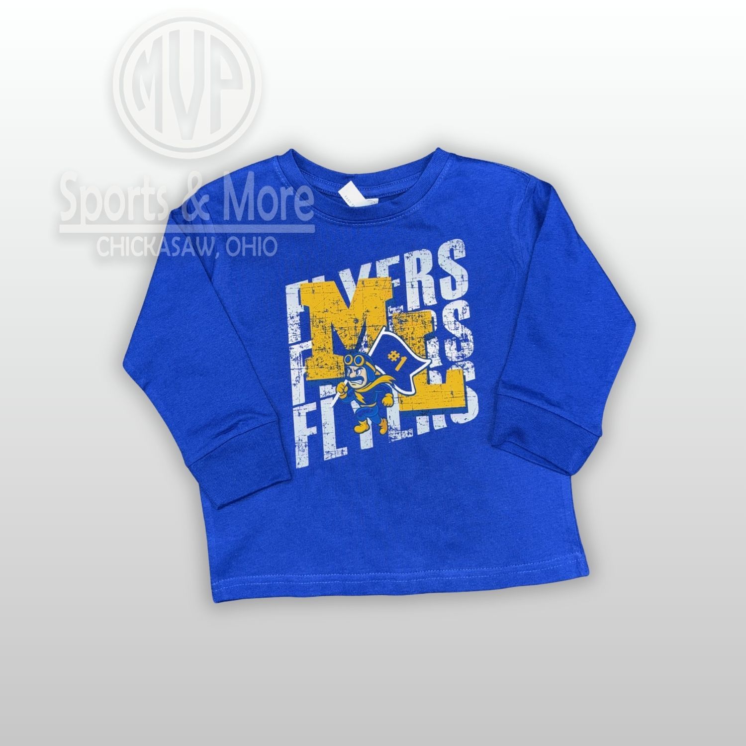 Rabbit Skins Toddler Long Sleeve Fine Jersey Tee 3302 RoyaL - The Philly, Size: 2T