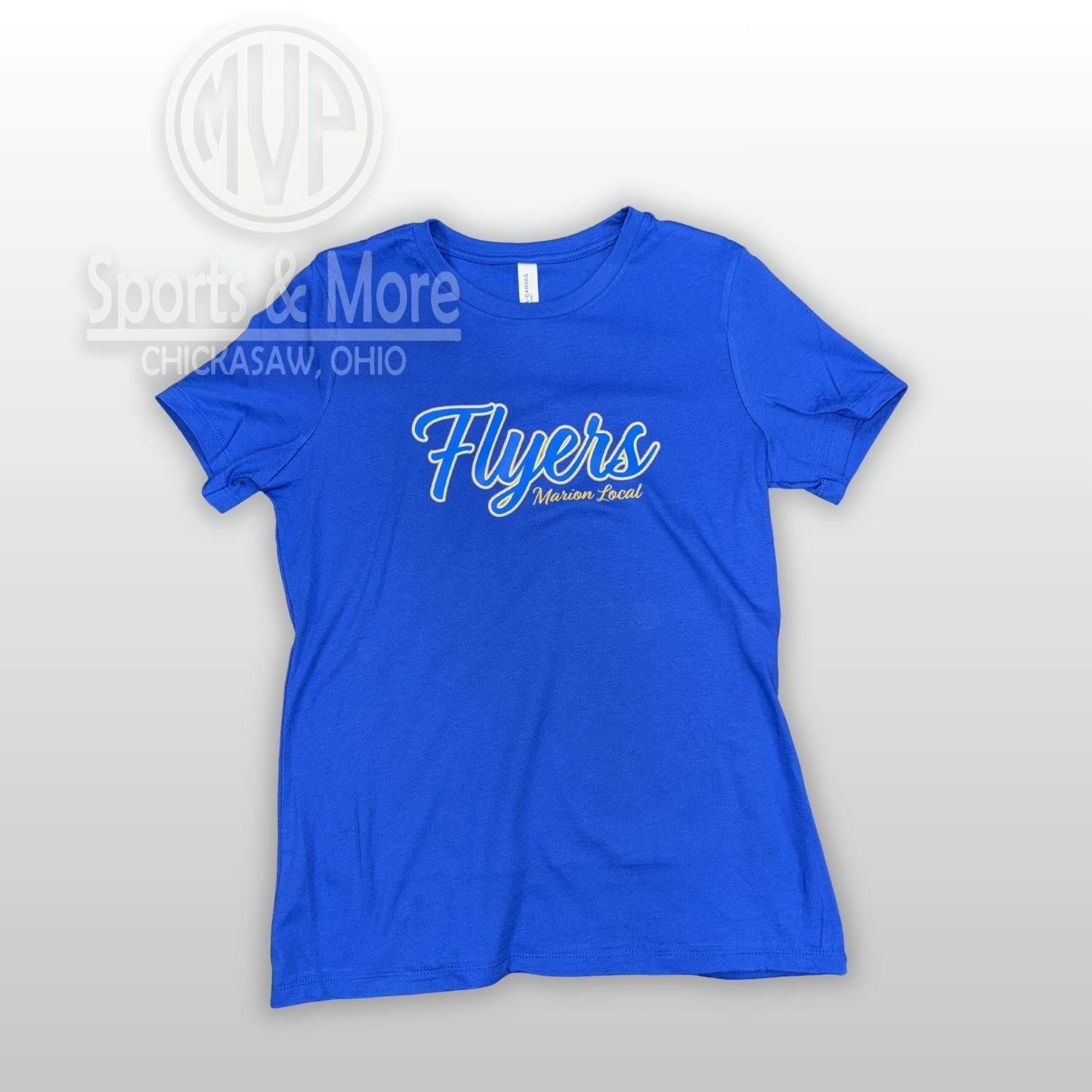 Women’s Relaxed Jersey Tee - 6400- Flyer Relation Script, Size: SMALL