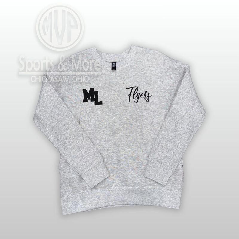 Women's Billie Side-Zip Crewneck Sweatshirt - TD600 - RCLC Puff