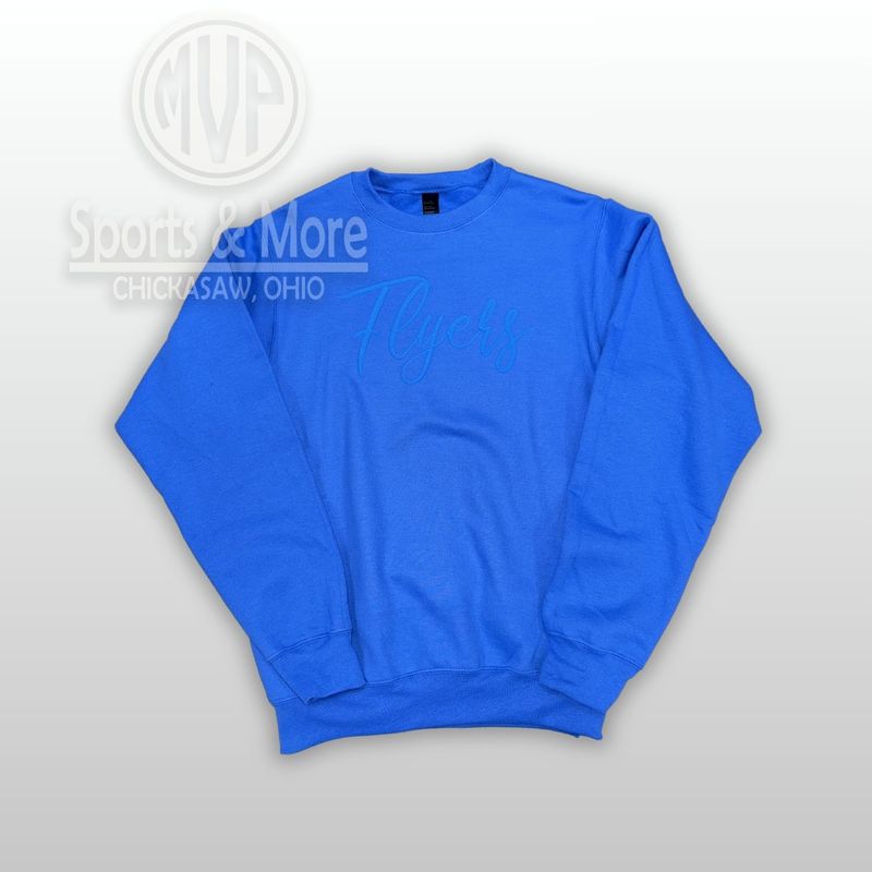 Port &amp; Co Core Fleece Crewneck Sweatshirt-PC78- Clarissa Puff