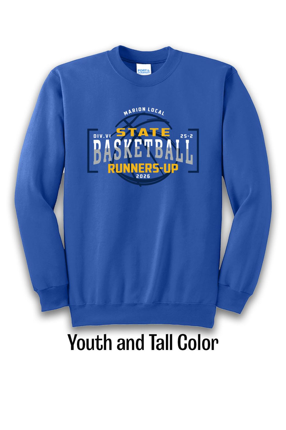 2026 Basketball - Crewneck - Royal