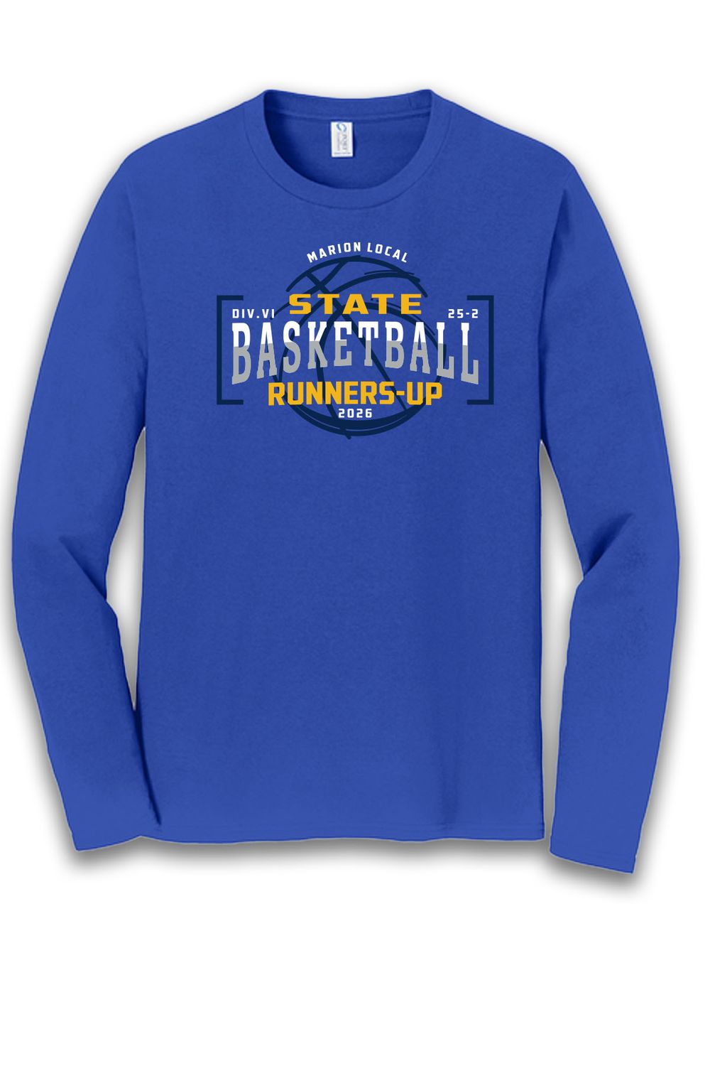 2026 Basketball - Long Sleeve - Royal