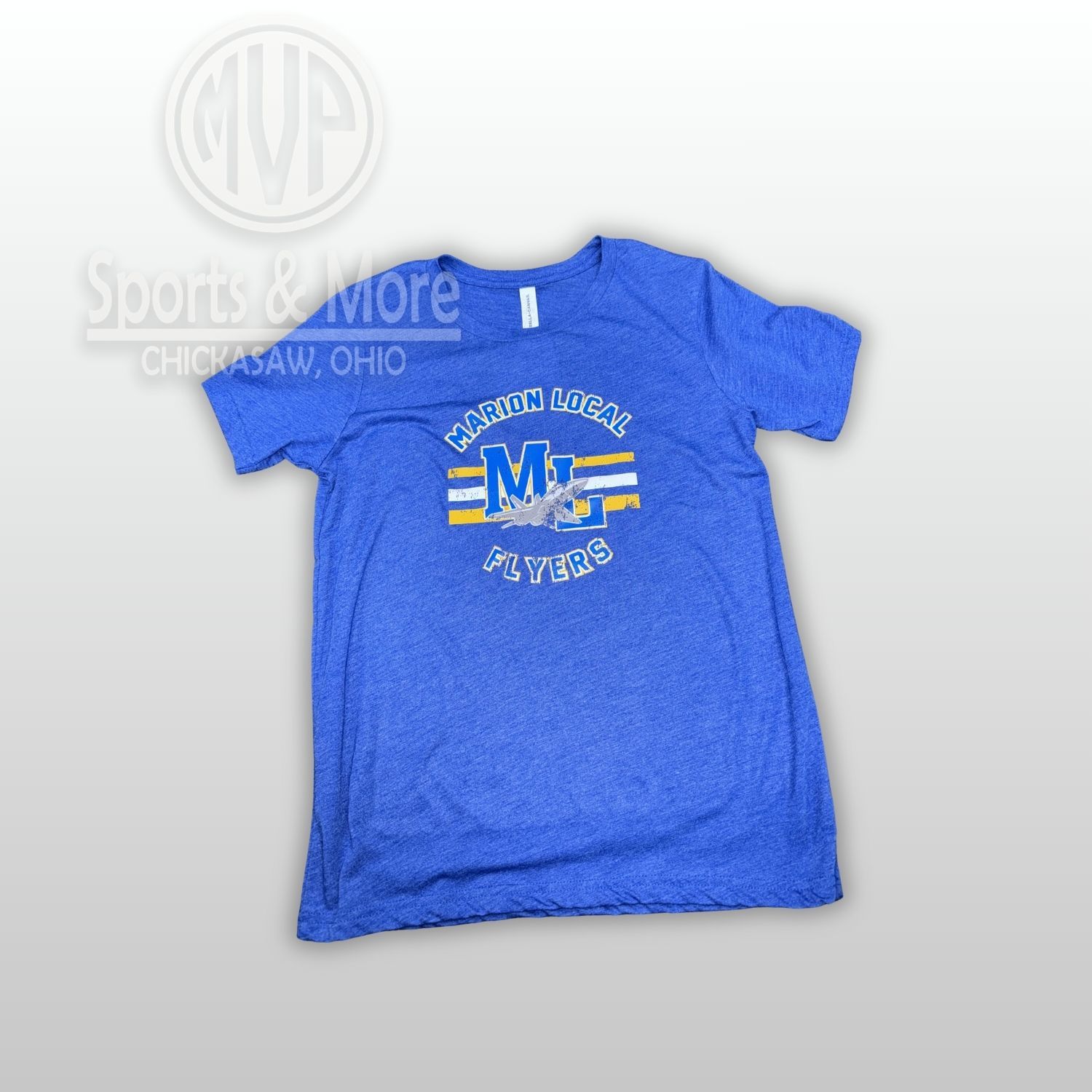 BELLA+CANVAS Youth Triblend Short Sleeve Tee- 3413Y- Vintage 3 Stripe, Size: YOUTH SMALL