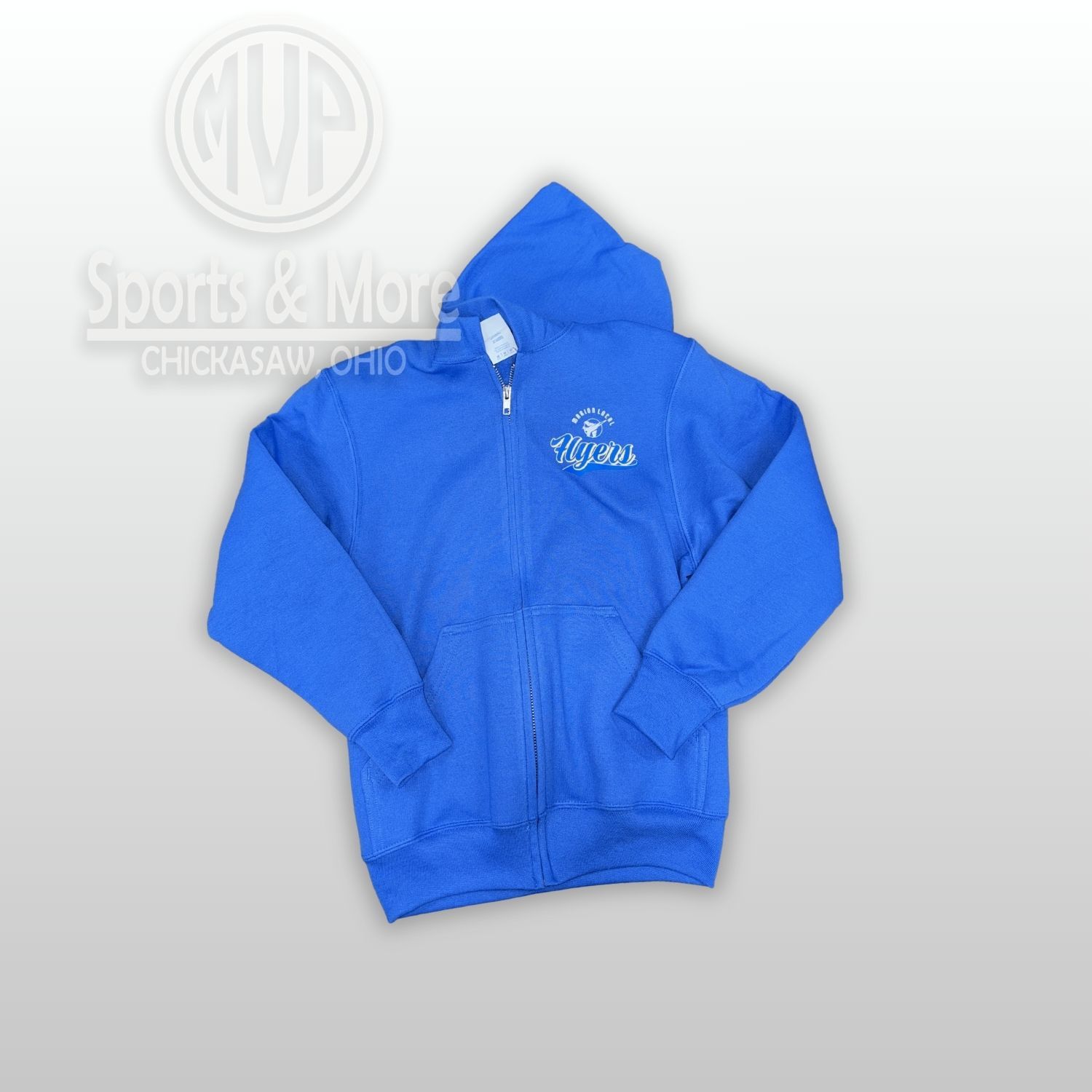 Port &amp; Co Youth Core Fleece Full-Zip Hooded Sweatshirt-PC90YZH-LC Retro, Size: YOUTH SMALL