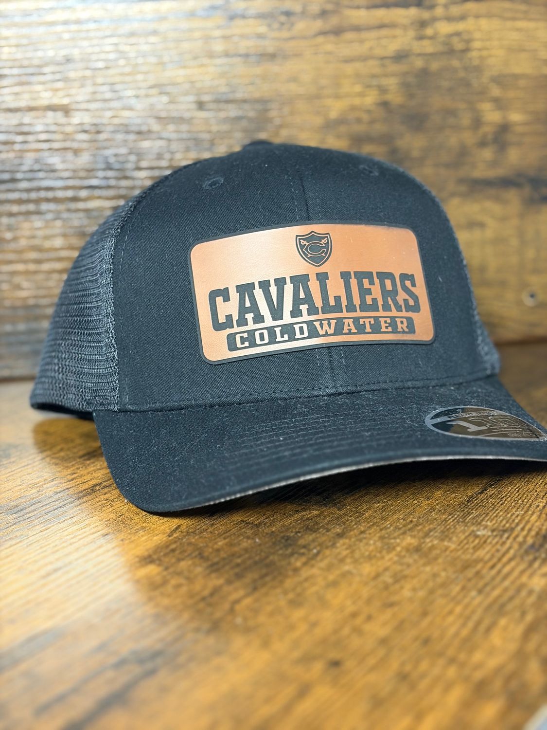 Flexfit 110® Mesh-Back Cap 110M Black Adjustable