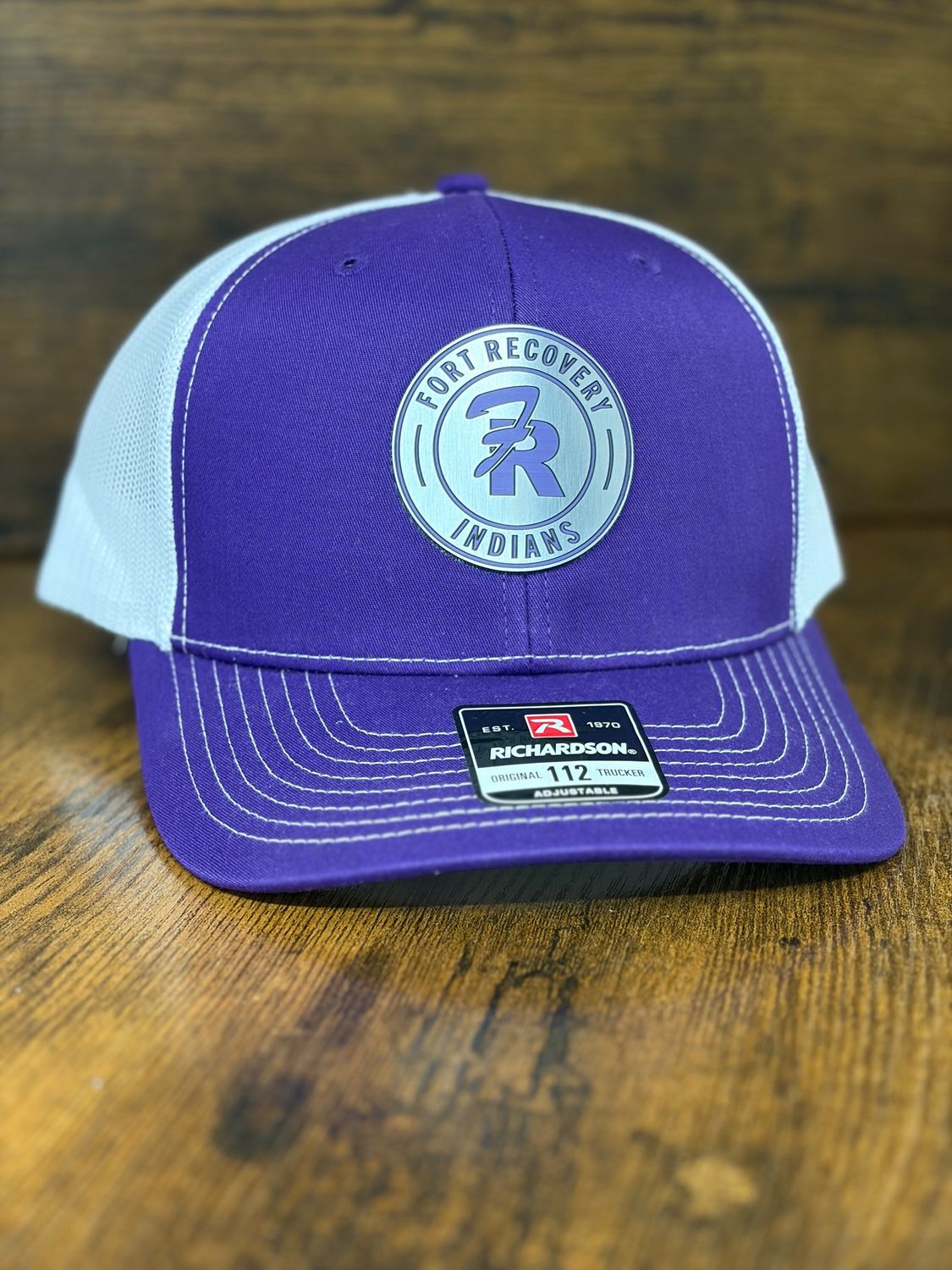 FR Acrylic CircleNCircle - Richardson Snapback Trucker Cap 112 Purple/White -  OSFM