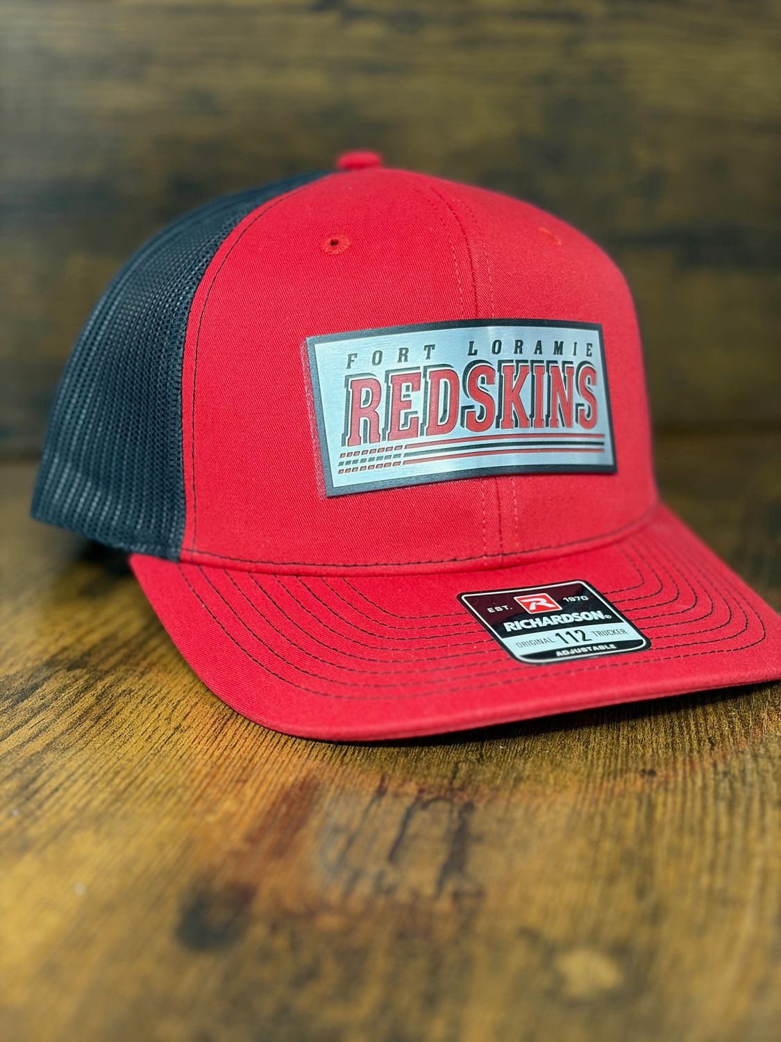 FL Acrylic Fast Lines - Richardson Snapback Trucker Cap 112 Heather Red/Black -  OSFM