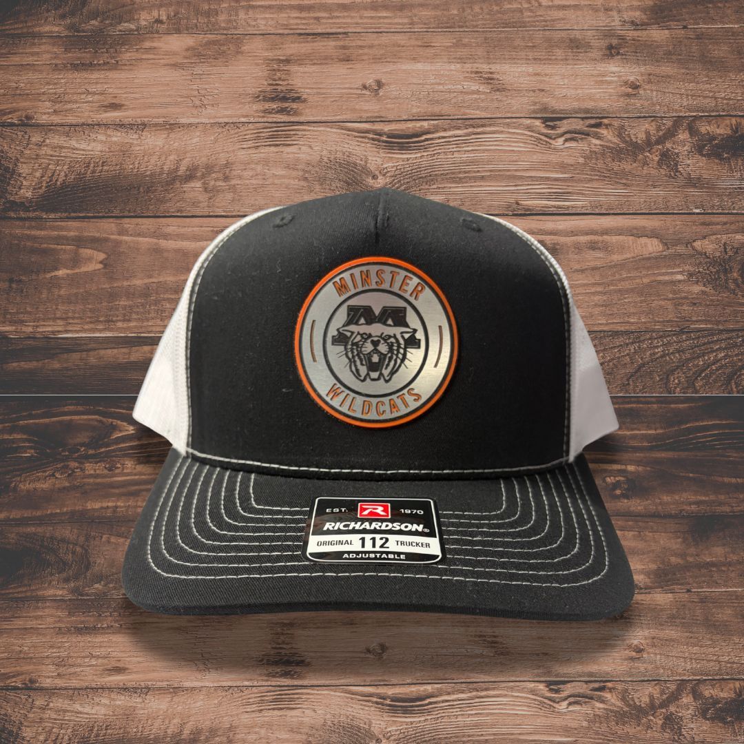 MINSTER Acrylic CircleNCircle - Richardson Snapback Trucker Cap 112 Black/White -  OSFM