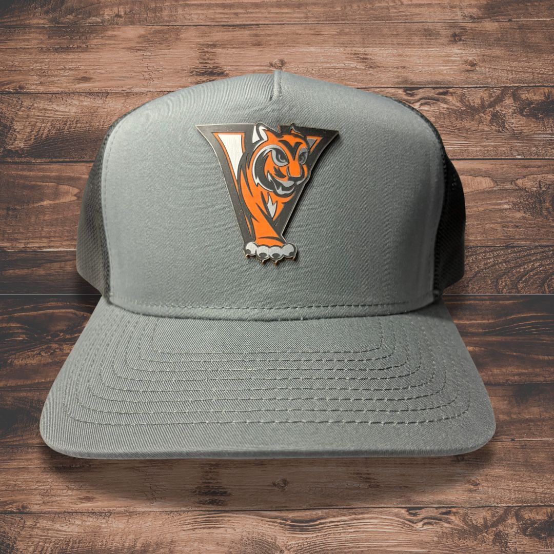Pacific 5-Panel Trucker Snapback Cap 105C GRAPHITE/BLACK OS