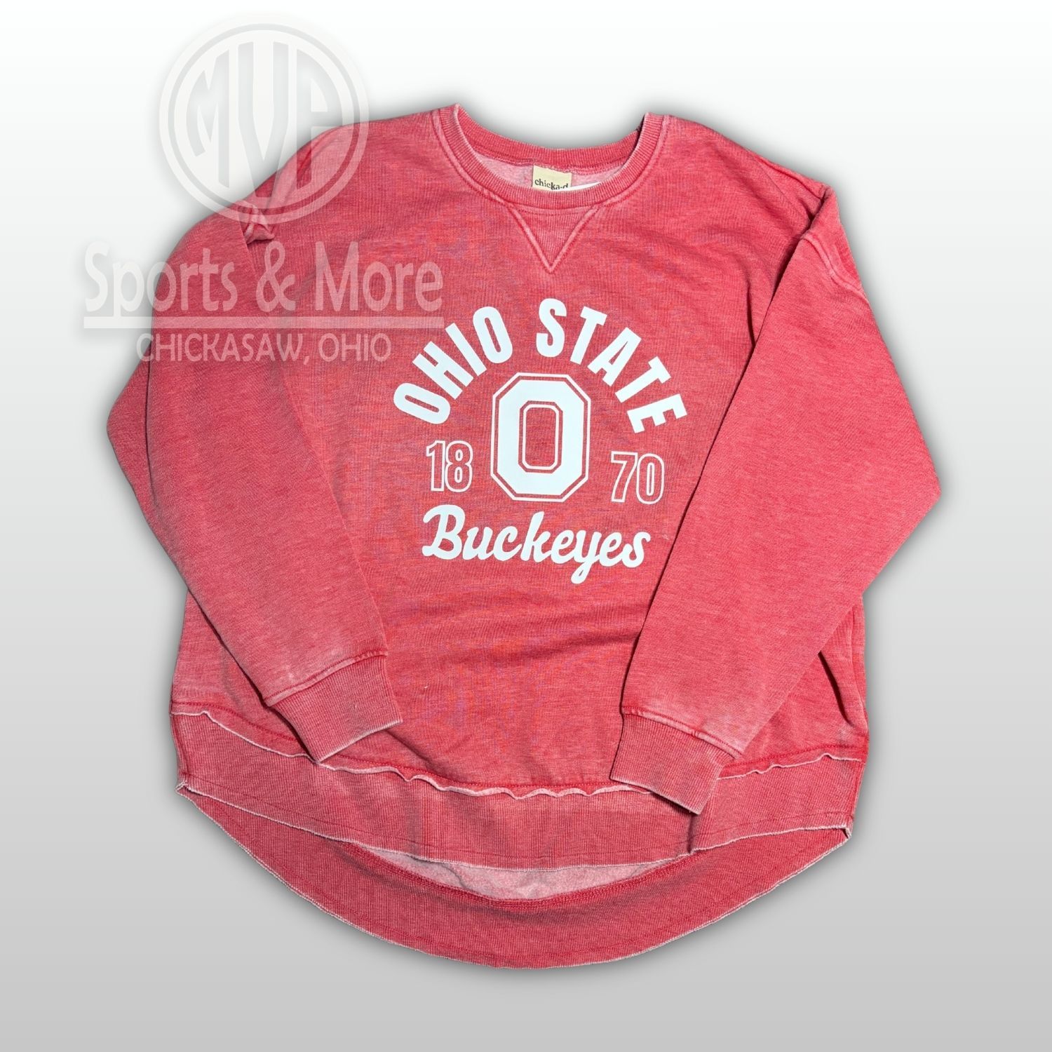 Burnout Campus Pullover - 1870 - CARDINAL, Size: MEDIUM