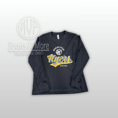 Next Level Apparel Youth Cotton Long Sleeve Tee-NL3311-Retro Tail