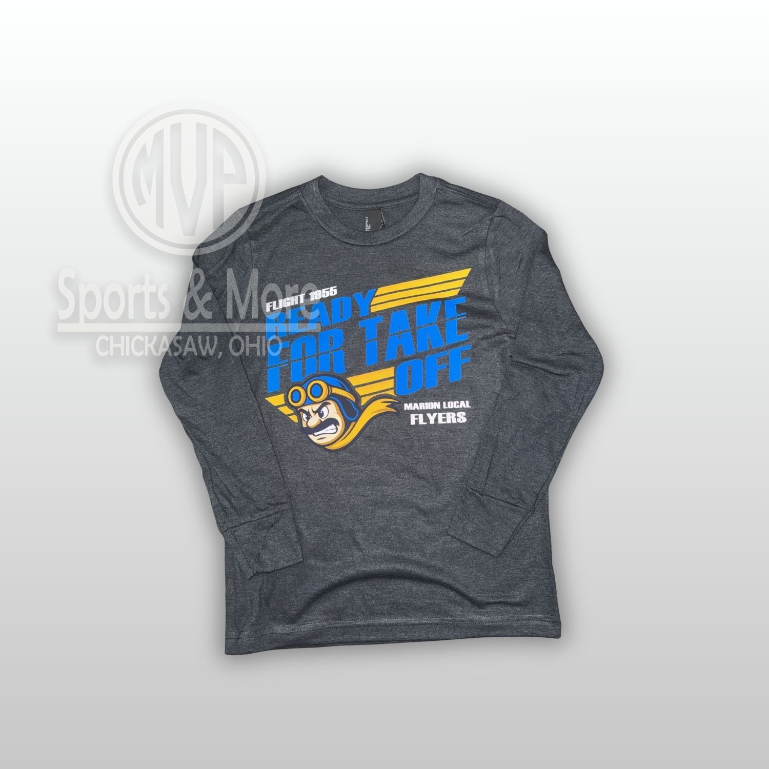 District Youth Perfect Tri Long Sleeve Tee DT132Y - TAKE OFF - ML, Size: YOUTH XS