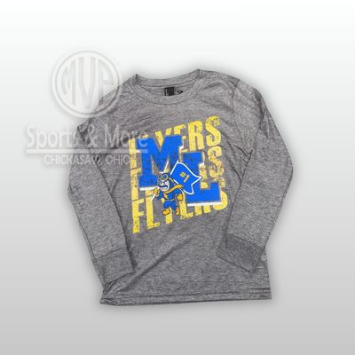 District Youth Perfect Tri Long Sleeve Tee DT132Y - THE PHILLY - ML