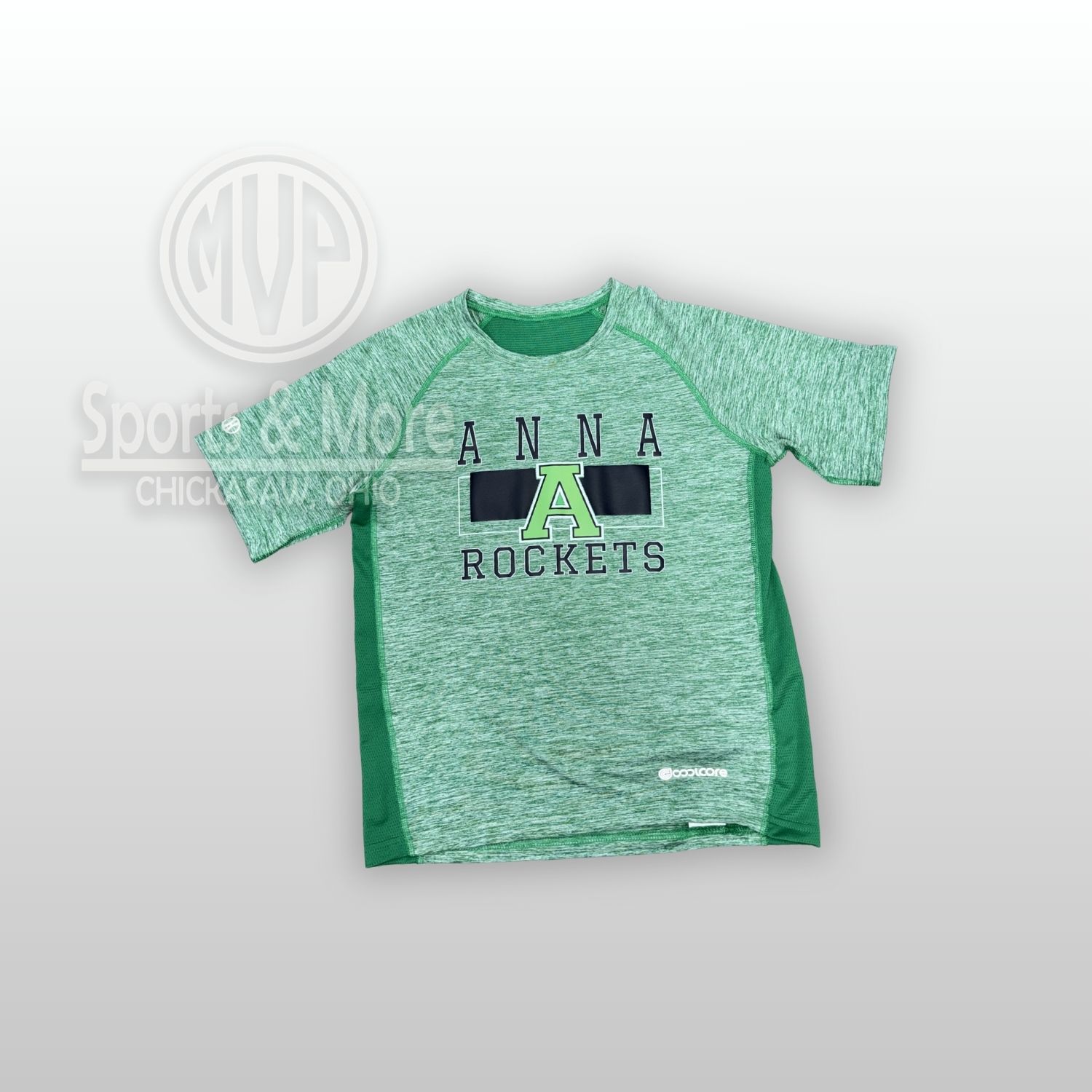 Holloway Youth Electrify Coolcare Tee 222671-Hurdle-Anna, Size: YOUTH SMALL