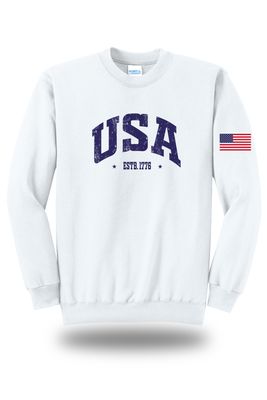 USA - Fleece Crewneck Sweatshirt 