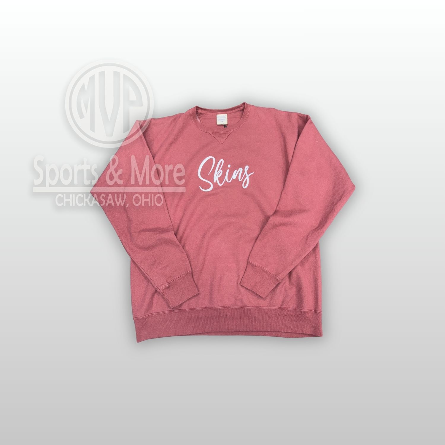 Comfort Wash by Hanes - Unisex Garment-Dyed Crewneck Sweatshirt - GDH400 - BiLine - Skins Puff, Size: SMALL