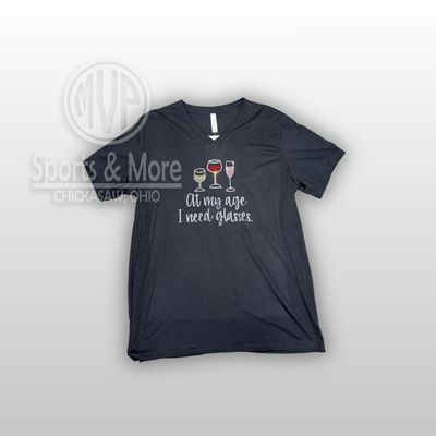 Triblend Tee - 3413- At my age I need Glasses