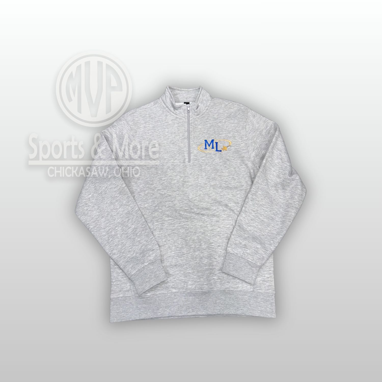 District V.I.T. Fleece 1/4-Zip-DT6106- FLYER RING, Size: XS