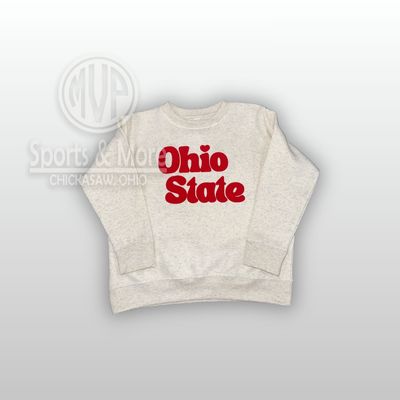 Youth Elevated Fleece Crewneck Sweatshirt -2225- Heart Ohio
