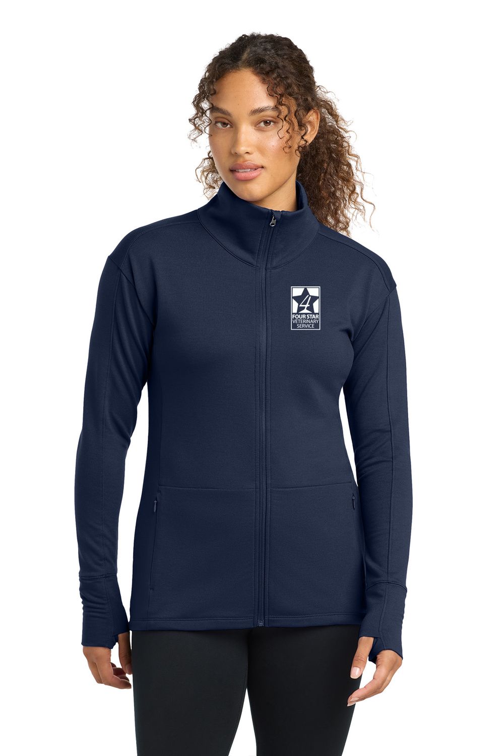 LADIES Sport-Tek Sport-Wick Flex Fleece Full-Zip LST560