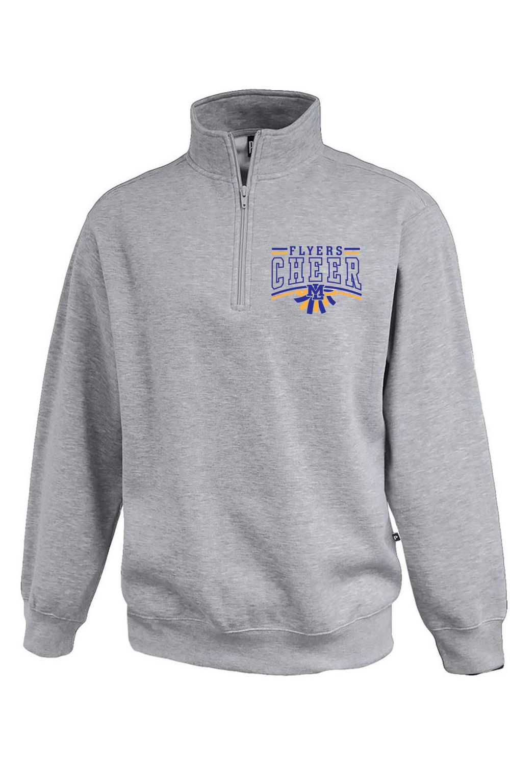 ML CHEER - Classic 1/4 Zip - Grey- 816