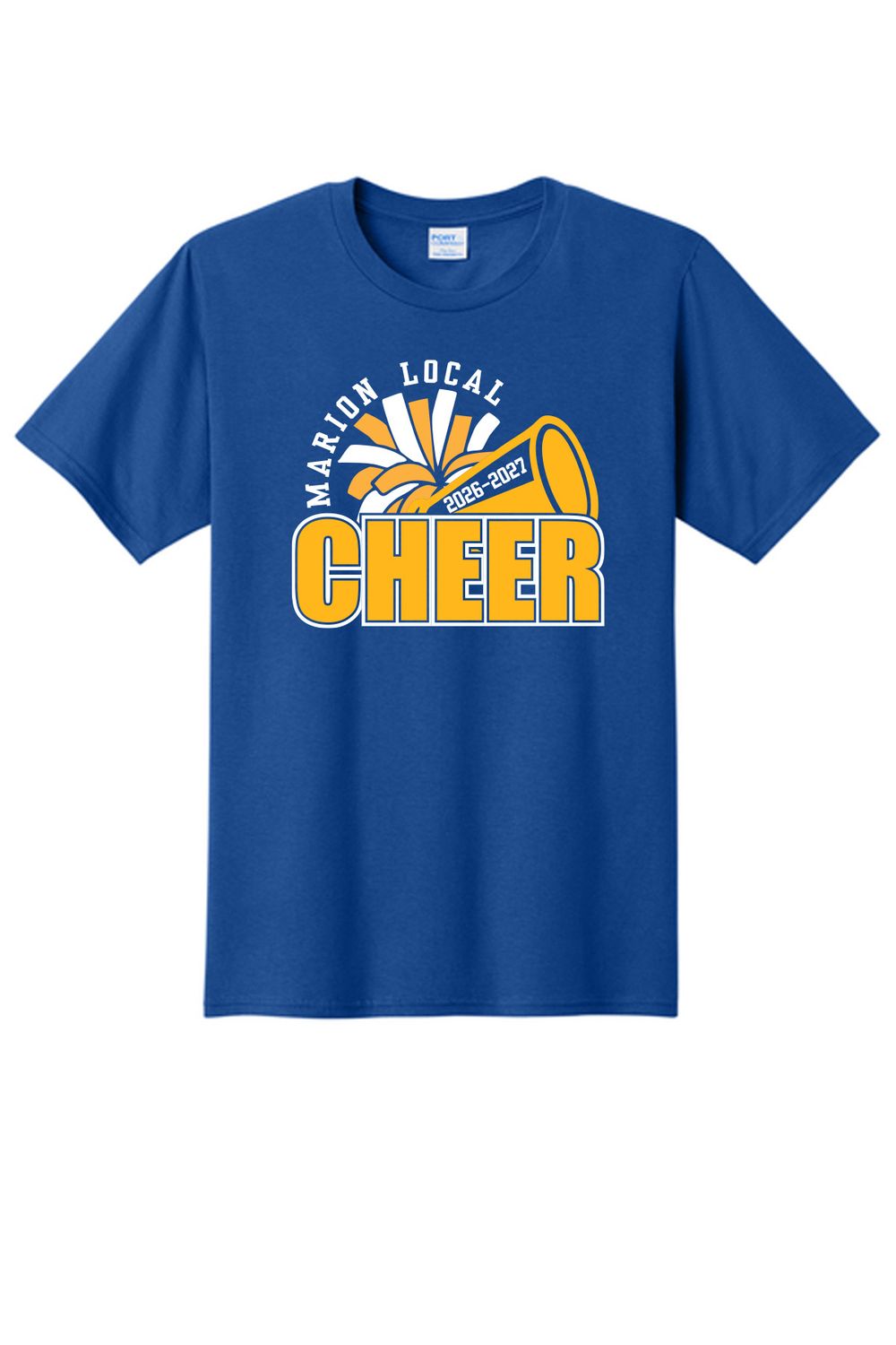 ML CHEER -T-shirt - Royal-  PC450