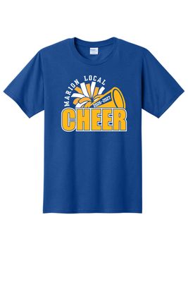 ML CHEER -T-shirt - Royal-  PC450
