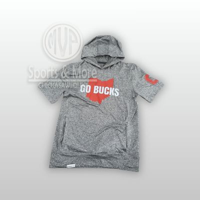 YOUTH VENTURA SOFT KNIT SHORT SLEEVE HOODIE - 222605 - Go Bucks
