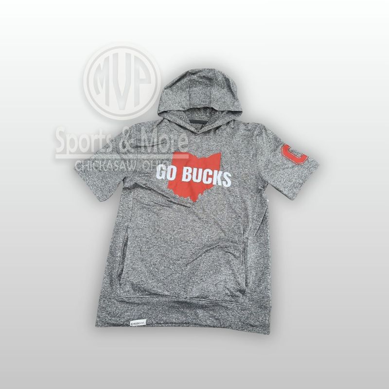 YOUTH VENTURA SOFT KNIT SHORT SLEEVE HOODIE - 222605 - Go Bucks