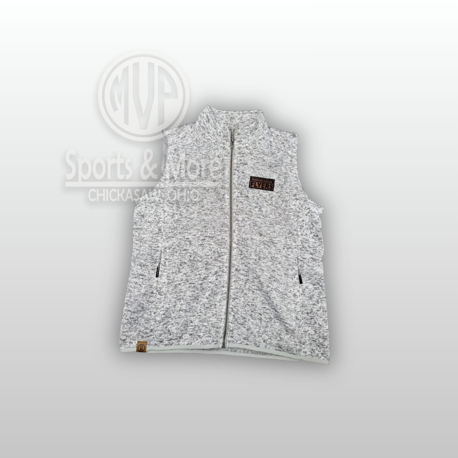 LADIES ALPINE SWEATER FLEECE VEST 223742 - LEFT CHEST PATCH