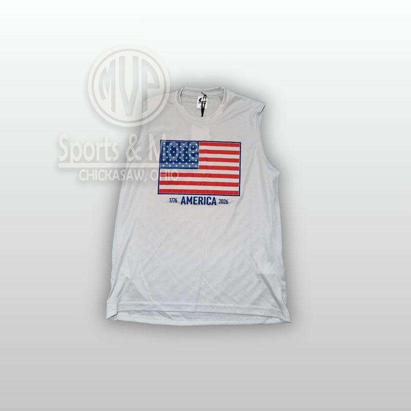 YOUTH C2 SLEEVELESS TEE - 523000 - FLAG