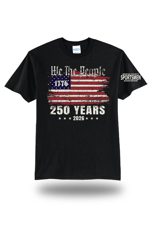 MCSA - WE THE PEOPLE -  Essential Tee - Black - PC61