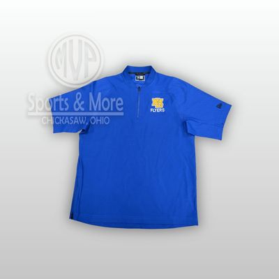 New Era® Cage Short Sleeve 1/4-Zip Jacket - NEA600 - ROYAL - FLYERS EMB.