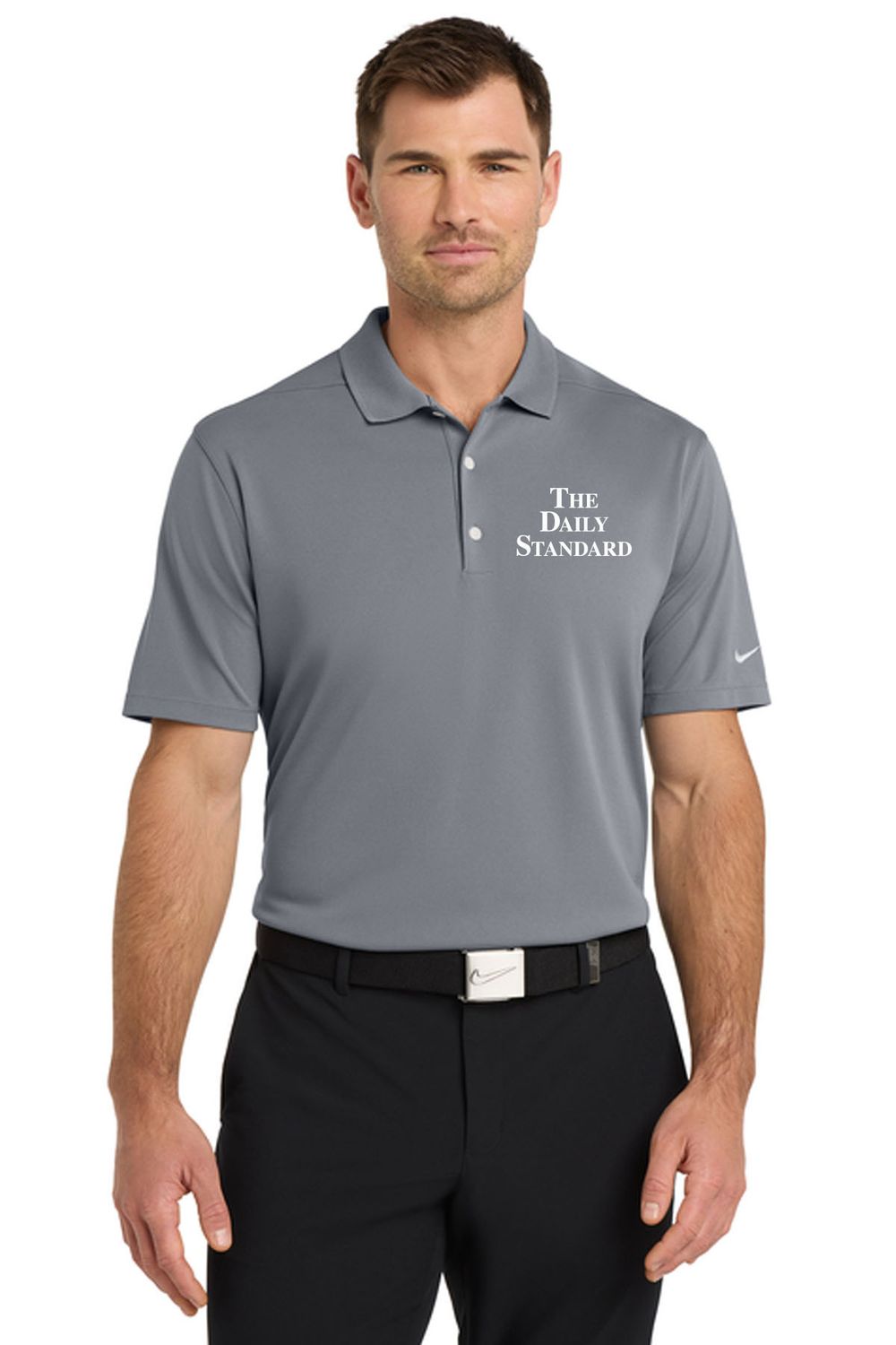 Daily Standard _ Nike Dri-FIT Micro Pique 2.0 Polo _ NKDC1963, Size: SMALL, Color: COOL GREY