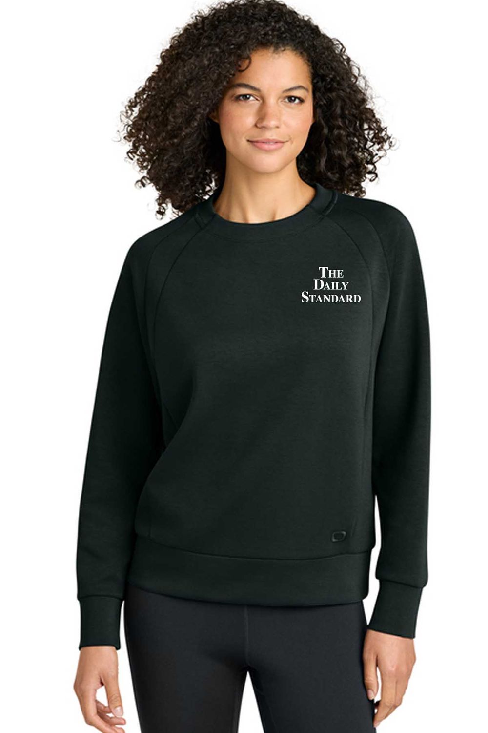 Daily Standard _ OGIO Women's Transcend Pullover _ LOG863, Size: LADIES SMALL, Color: BLACK
