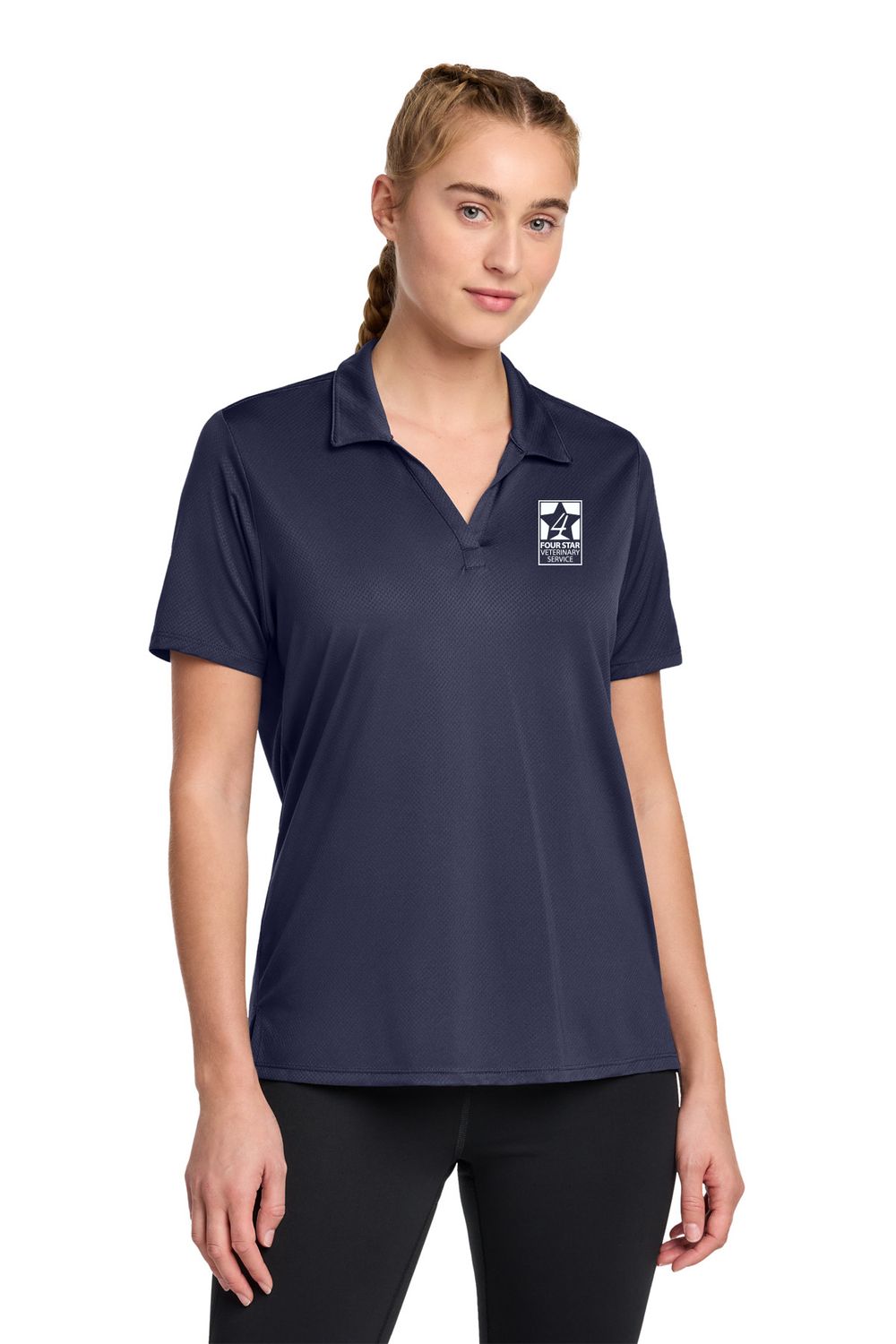 4 Star Vet _ Sport-Tek Women's Sideline Polo _ LST535