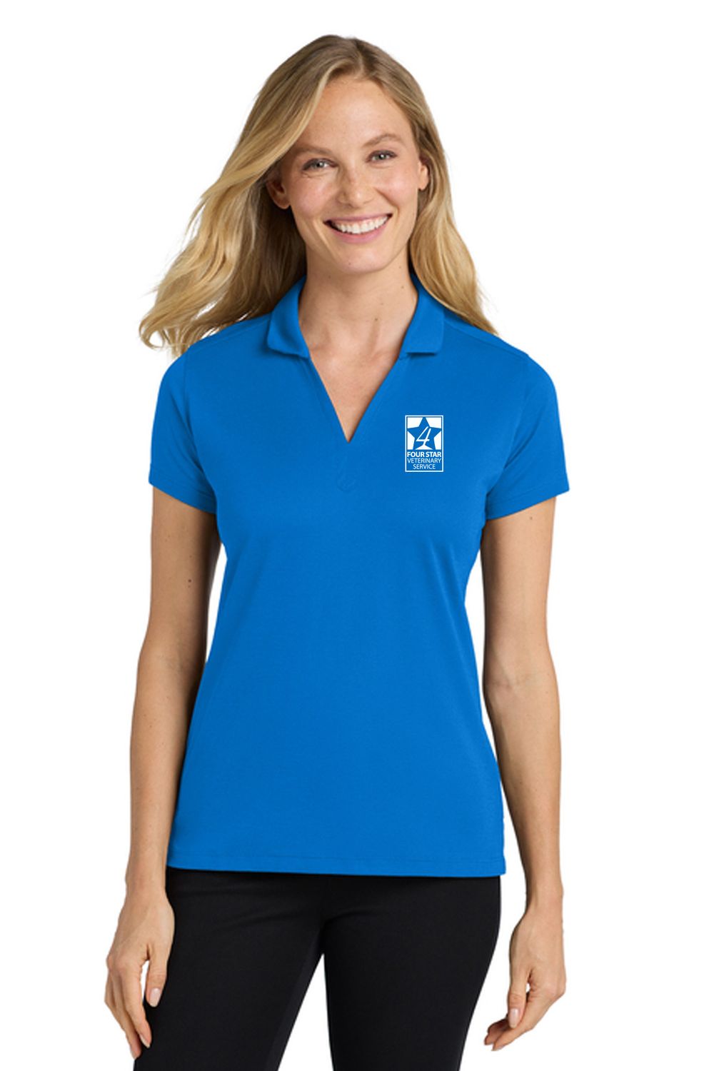 4 Star Vet _ Port Authority Women's Rapid Dry Mesh Polo _ LK573