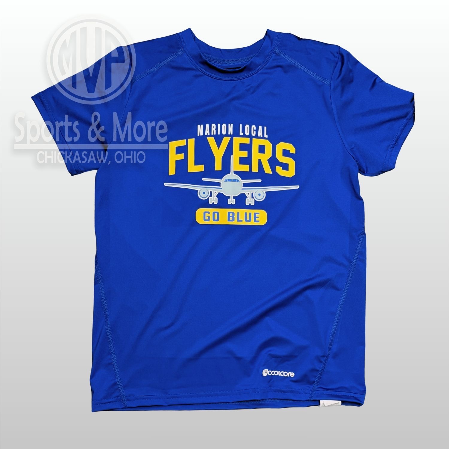 Holloway Youth Coolcore Tee - Royal - FFA - 22223, Size: YOUTH SMALL