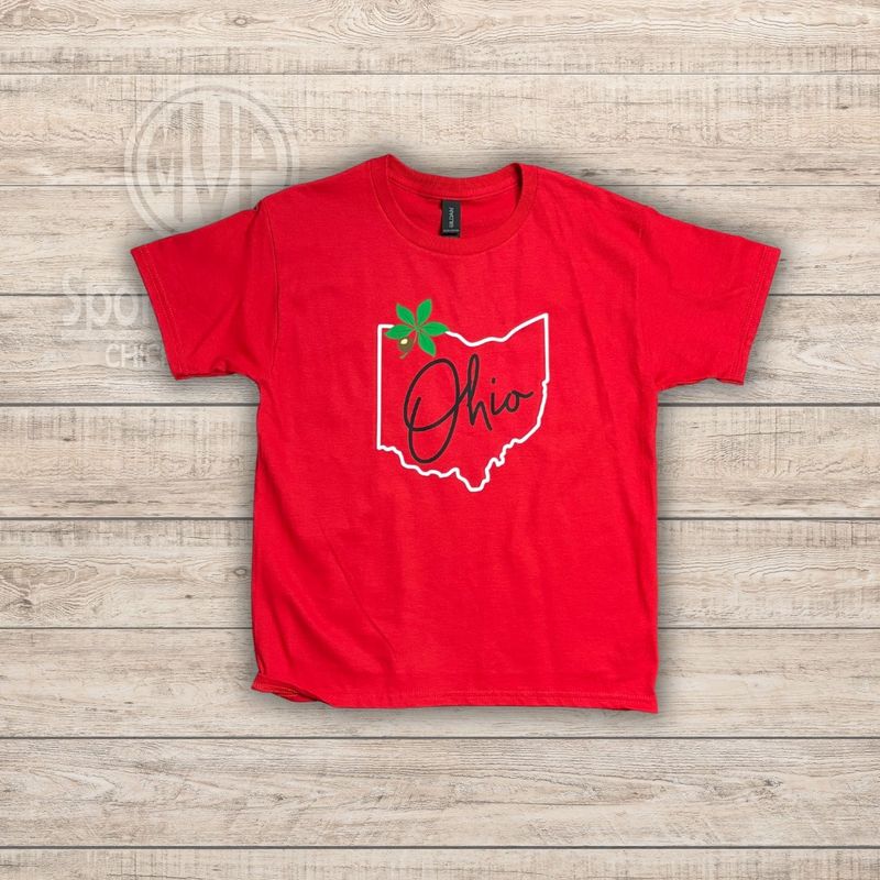 Gildan Youth DryBlend 50 Cotton/50 Poly T-Shirt - RED - YOUTH MEDIUM