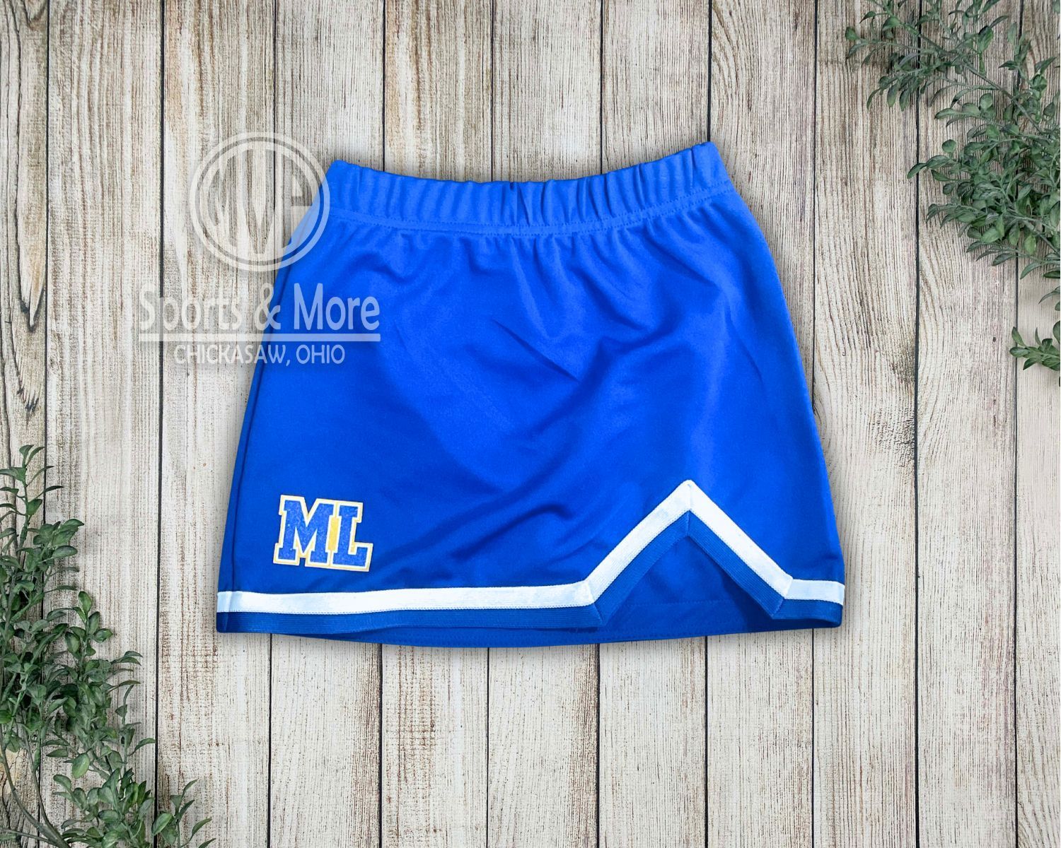 Energy Cheer Skirt  - Marion Local - Royal/White